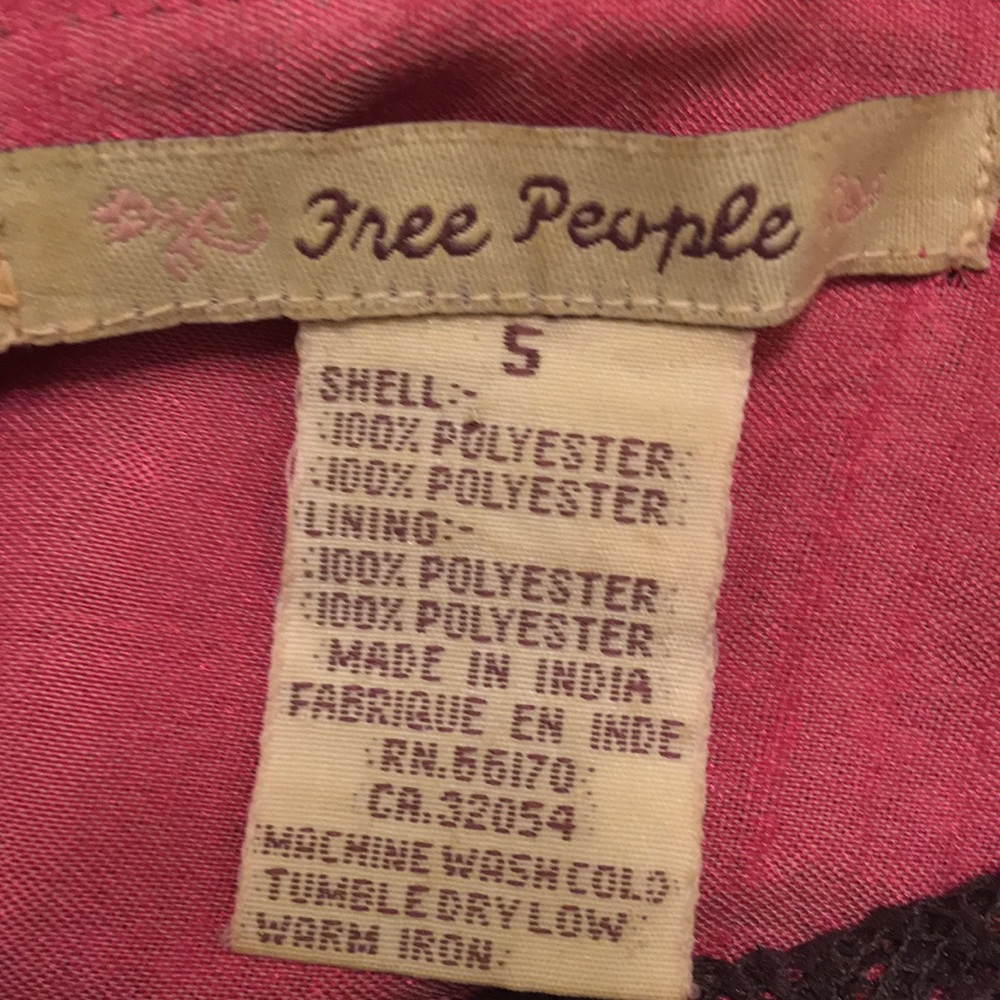 Free People Lace Overlay Skirt. Size 5 - Picture 4 of 4